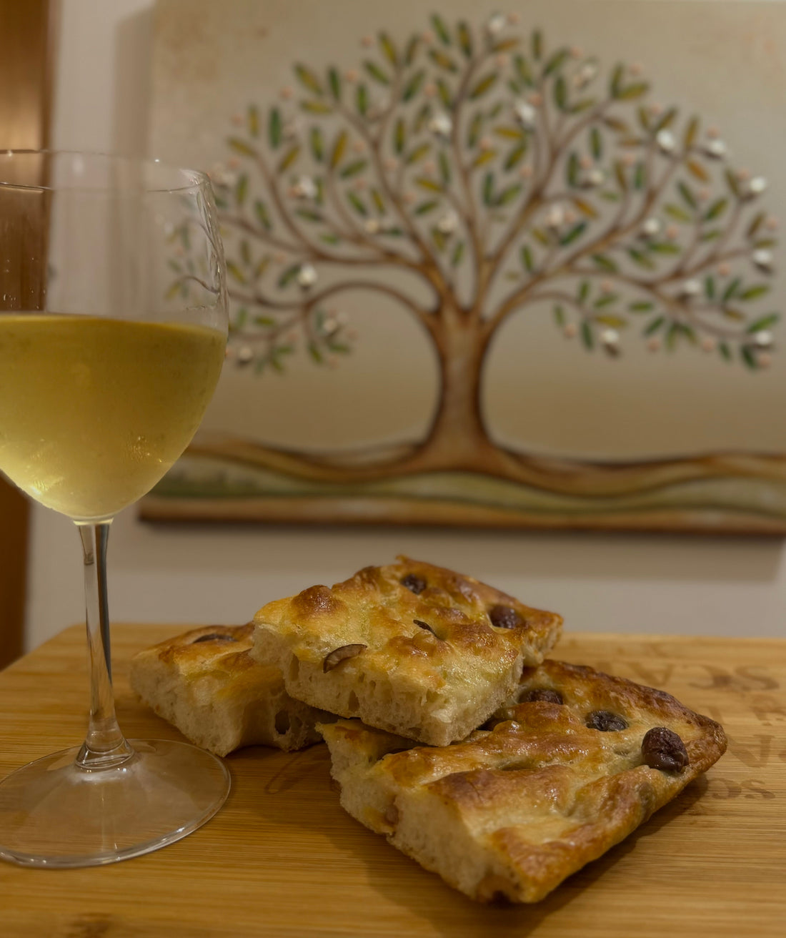 FOCACCIA ALLE OLIVE “ITRANA BIANCA”
